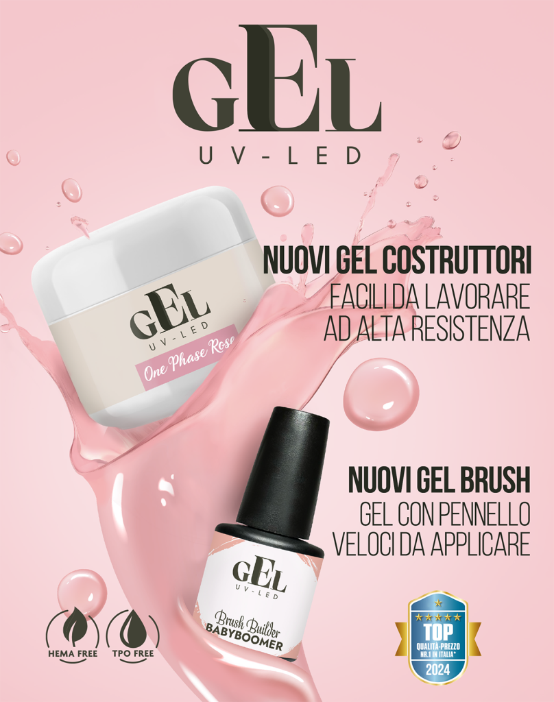 Nuovi Gel UV LED e Brush Builder. Creatività Senza Limiti! 😍