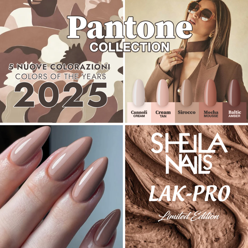 PANTONE Collection LAK-PRO: 5 colori trend 2025