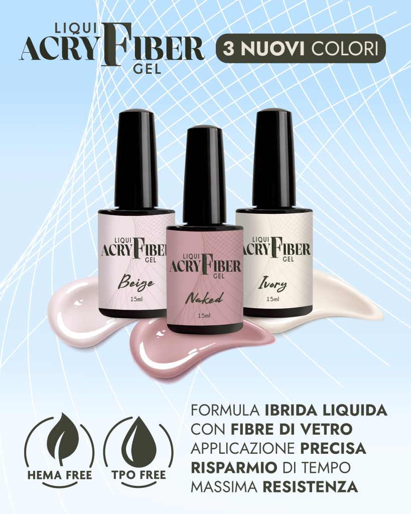LIQUI ACRYFIBER GEL - 3 NUOVI COLORI!